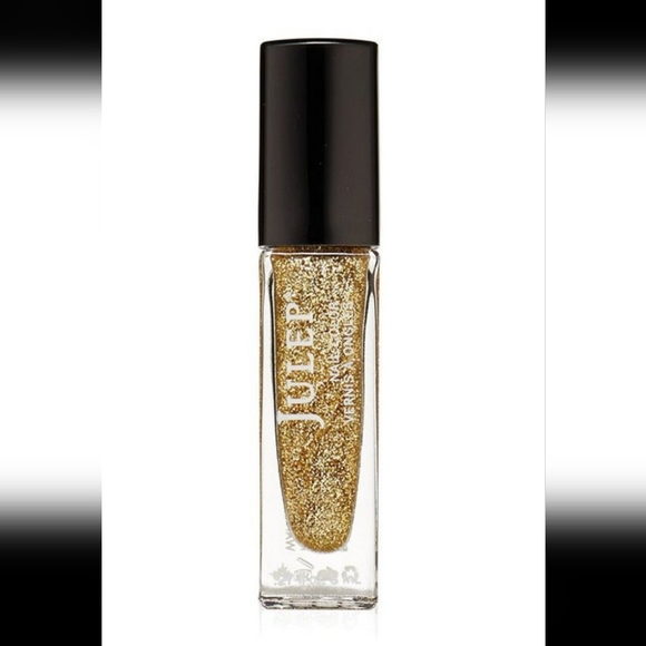 JULEP Gold Glitter Nail Varnish Top Coat OSCAR! - Picture 3 of 12